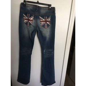 Dollhouse British Flag Jeans